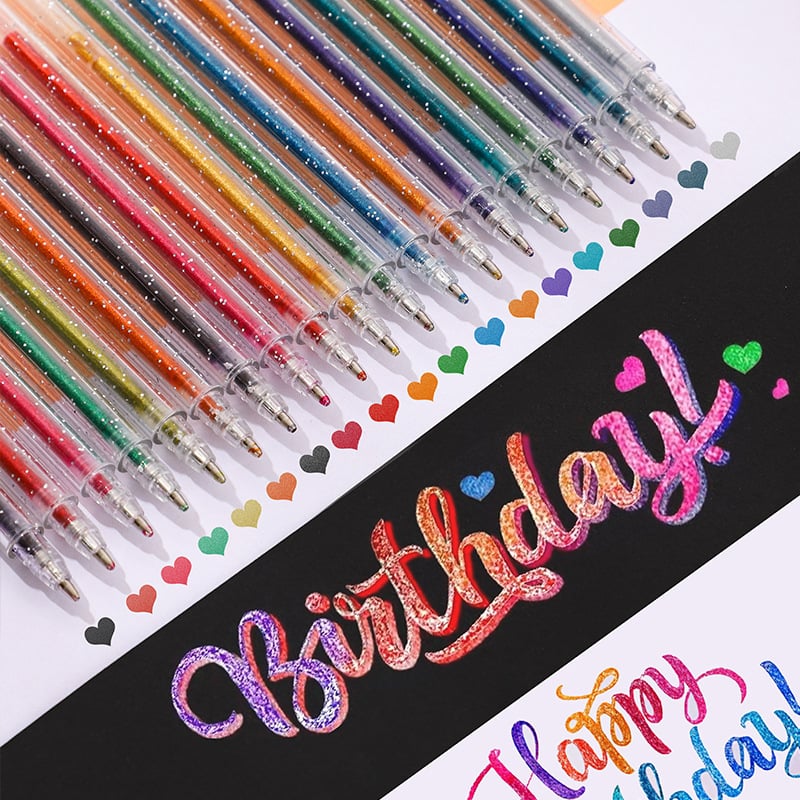 (Hot Sale Now) Metallic Vibrant Sparkle Colorful Pen