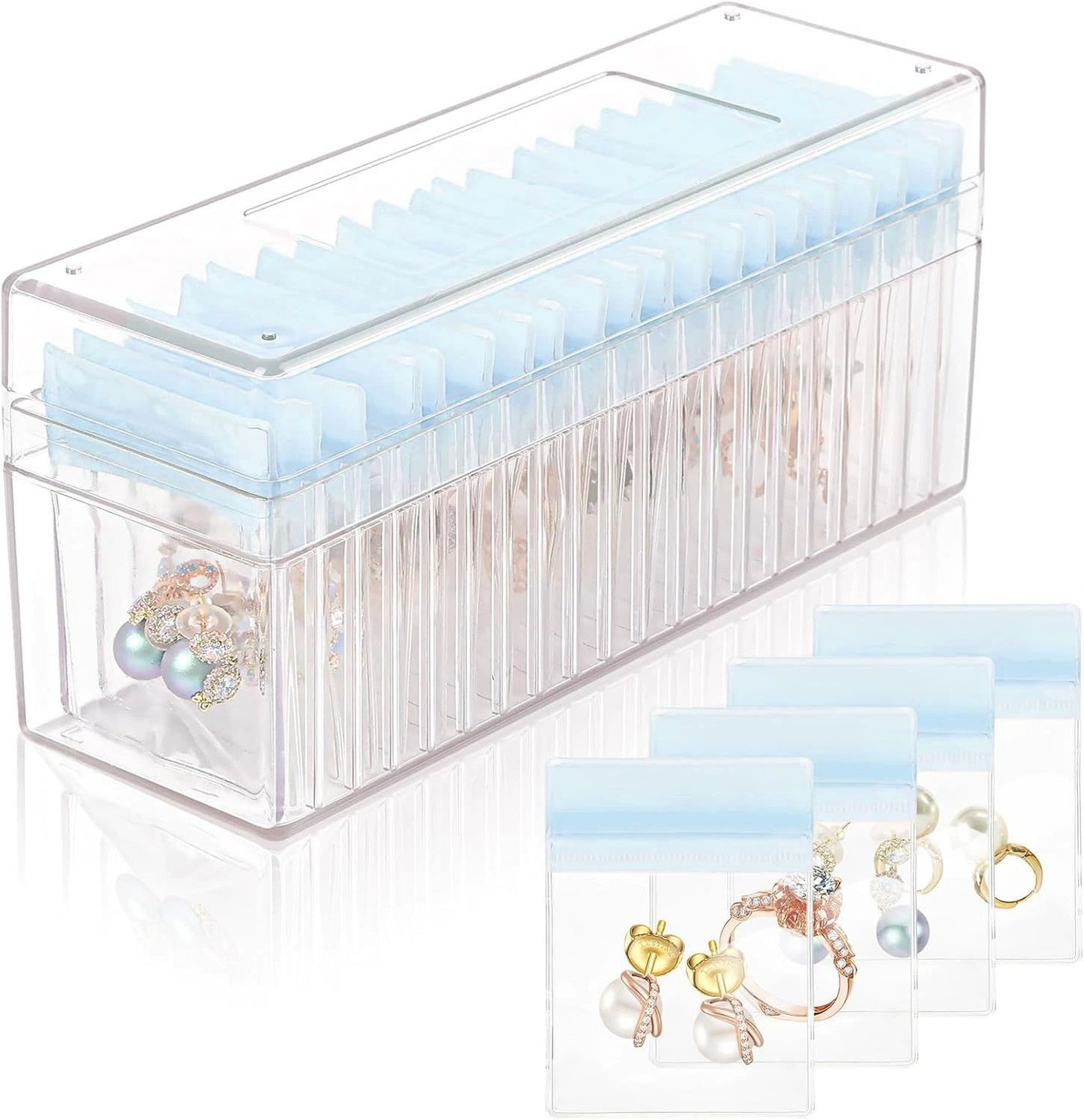 💍Acrylic Jewelry Organizer—Isolate Dust and Air, Anti-Tarnish