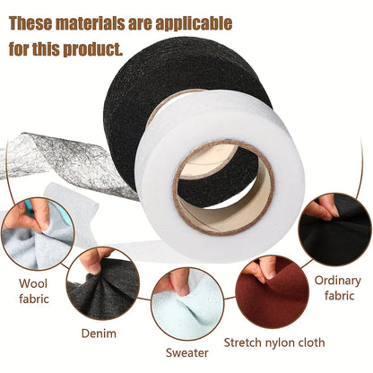 👖Iron-On Fabric Hem Tape – No Sewing Required