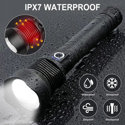 🔦Rechargeable LED Glare Flashlight