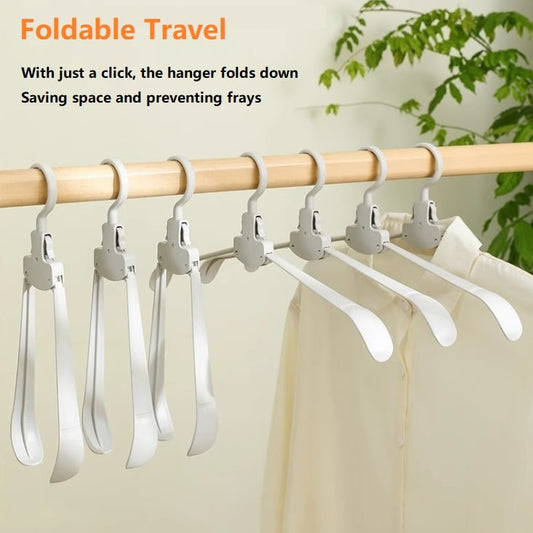 👚Collapsible Hanger/Space-saving, Stretch-Free Solution!