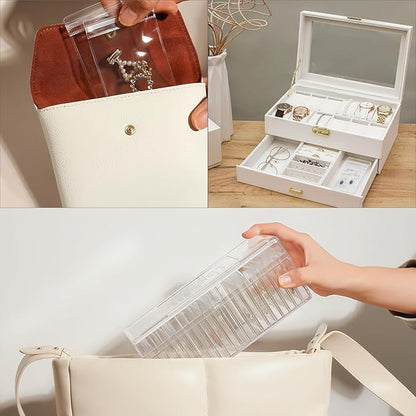 💍Acrylic Jewelry Organizer—Isolate Dust and Air, Anti-Tarnish