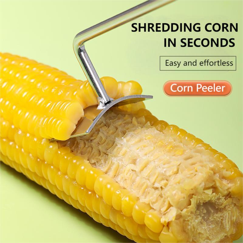 🌽Corn Peeler for Corn on the Cob, A Fast and Safe Tool for Chefs (Stainless steel)