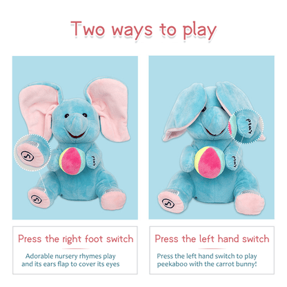 🐘Interactive Singing Stuffed Elephant Plush with Moving Ears