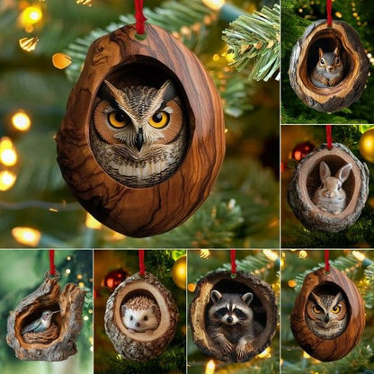 🏆LAST DAY 49% OFF🎁Handmade 2D acrylic Christmas decoration with animals