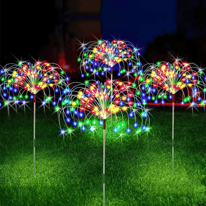 [ 49% OFF Sale Ends In Today]- Waterproof Solar Garden Fireworks Lamp