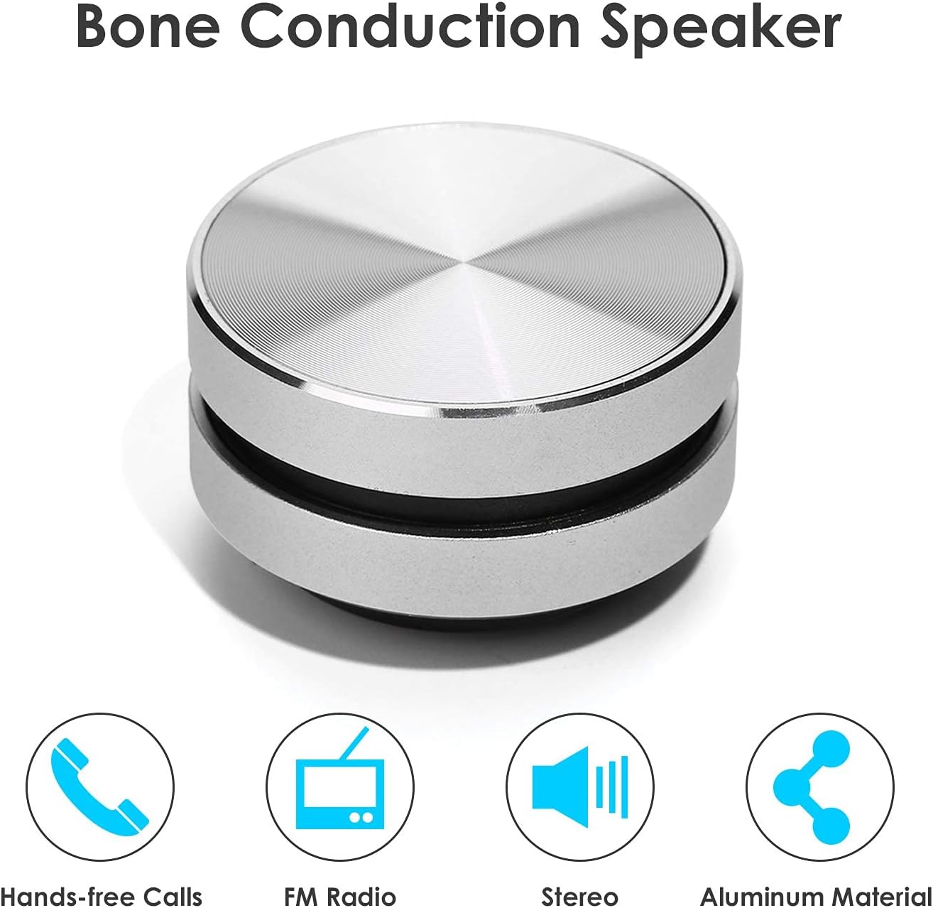 🔥Bone conduction speaker,  mini portable stereo speaker