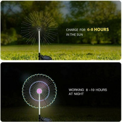 [ 49% OFF Sale Ends In Today]- Waterproof Solar Garden Fireworks Lamp