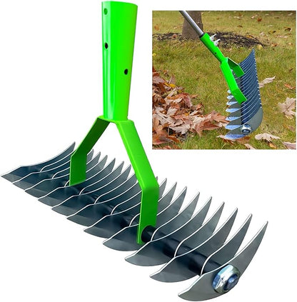 🌱Durable Steel Dethatcher for Efficient Lawn Grooming, Soil Preparation & Dead Grass Removal(without handle)