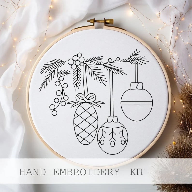 🎅Early Christmas Sale🎉🎄Christmas Embroidery KIT