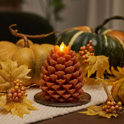 🎄Christmas Flameless LED Pine Cone Candles