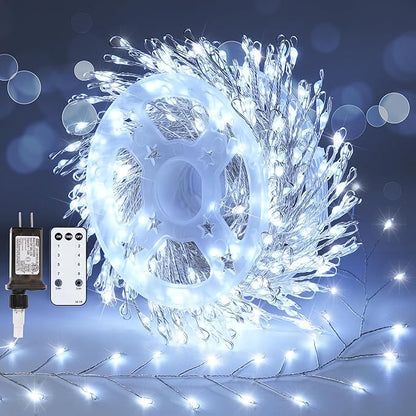 🎄Christmas Waterproof Silver Wire Starry Firefly Lights✨