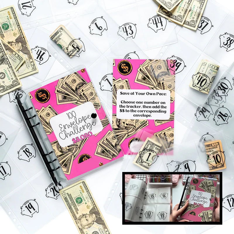 📒2025 Budget Binder Book With Cash Envelopes