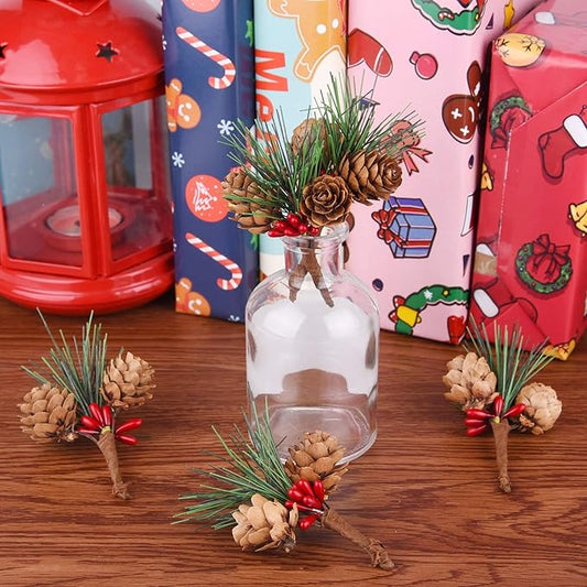 🎄Bright - colored berry and pinecone Christmas Gift ornaments🎁