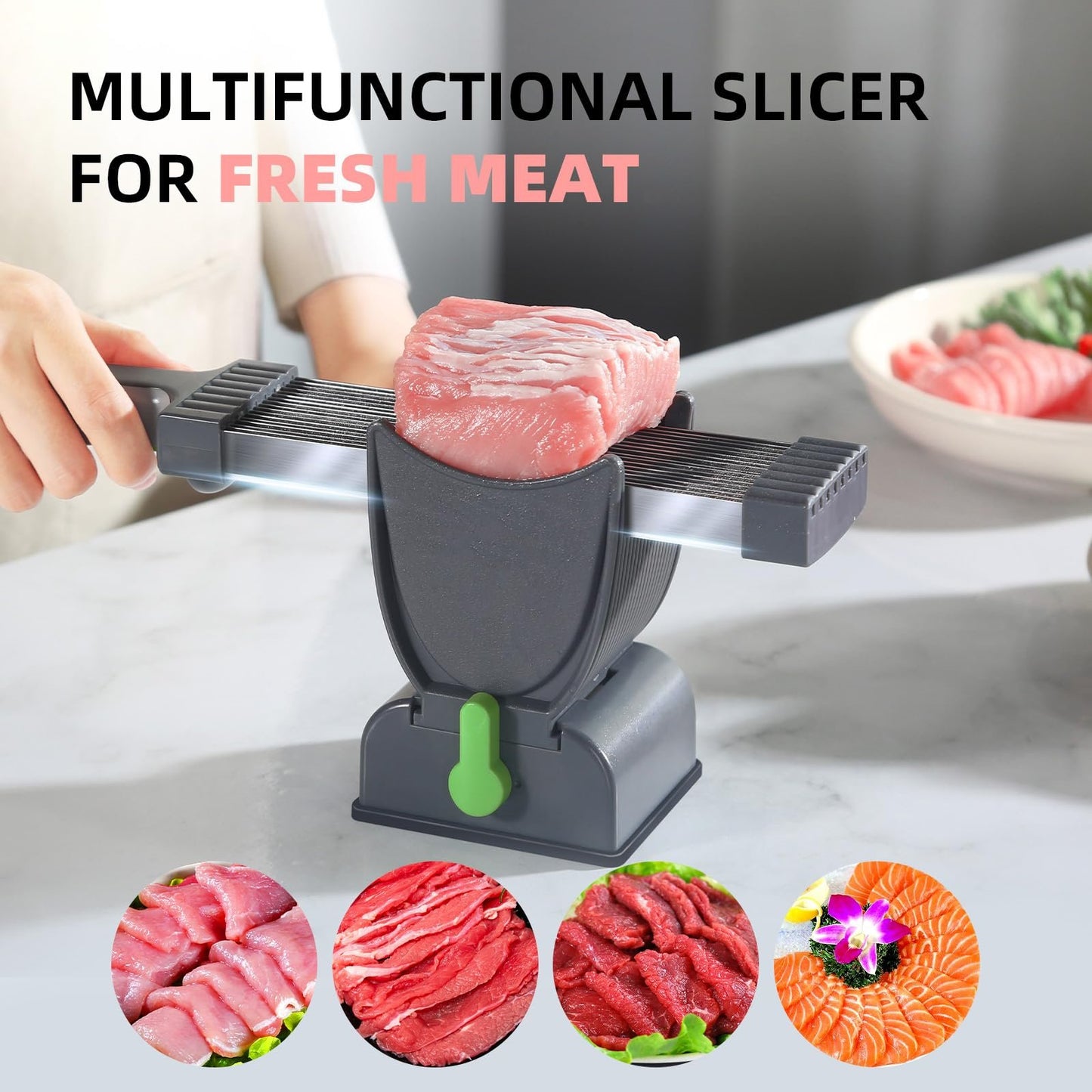 🥩Meat Slicer Cleaver Kitchen Knife Set For Meat Slicing Shredding🔪