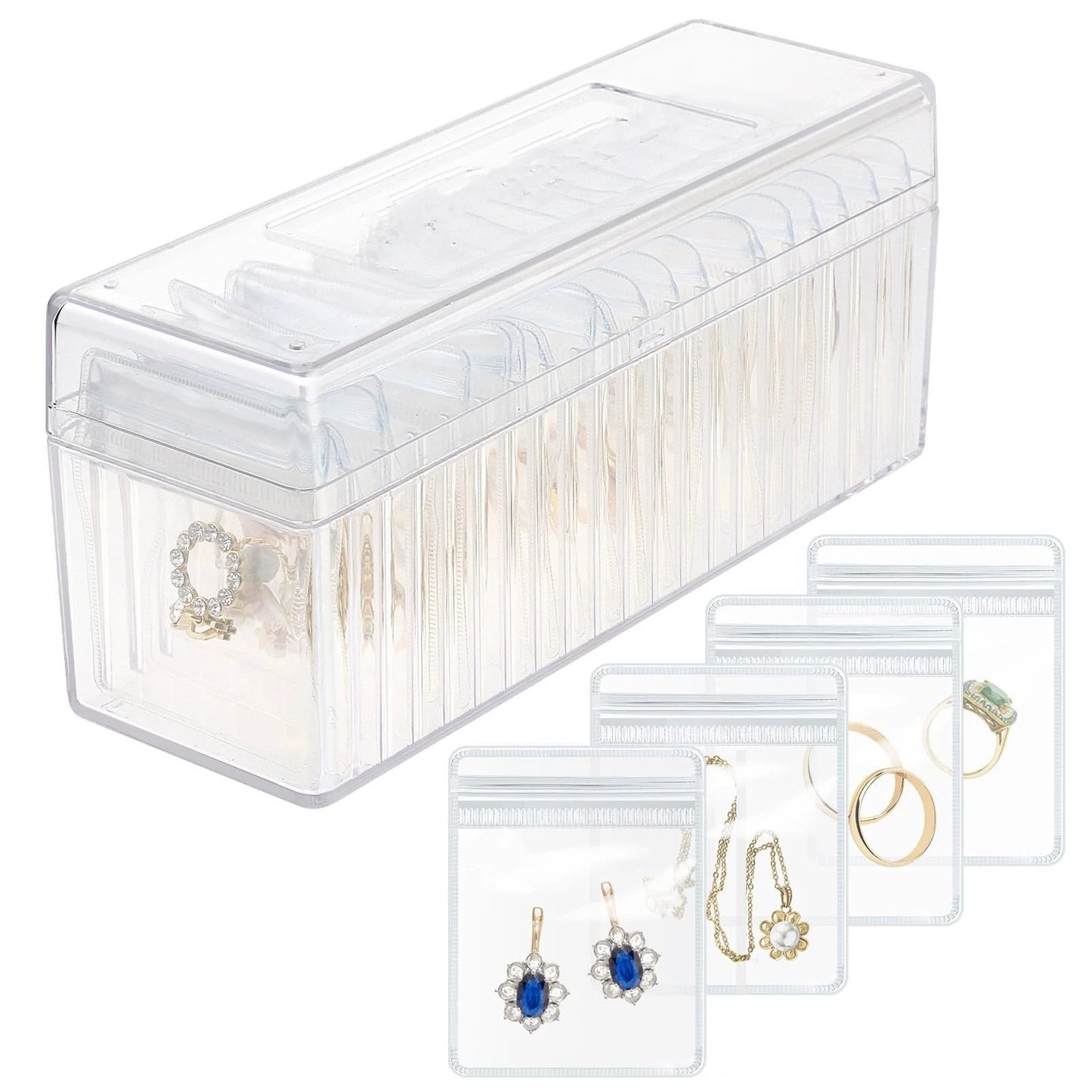 💍Acrylic Jewelry Organizer—Isolate Dust and Air, Anti-Tarnish