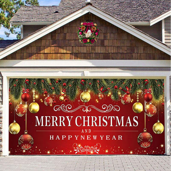 🏆LAST DAY 49% OFF🎄Christmas 2024 Garage Door Decoration