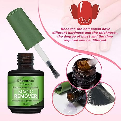 💅Gel Nail Polish Remover⚡Quick & Easy Polish Remover In 2-3 Minutes