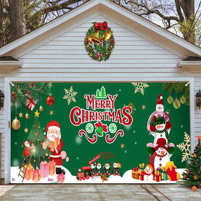 🏆LAST DAY 49% OFF🎄Christmas 2024 Garage Door Decoration