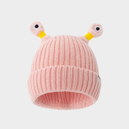 🔥Winter Parent-Child Cute Glowing Little Monster Knit Hat