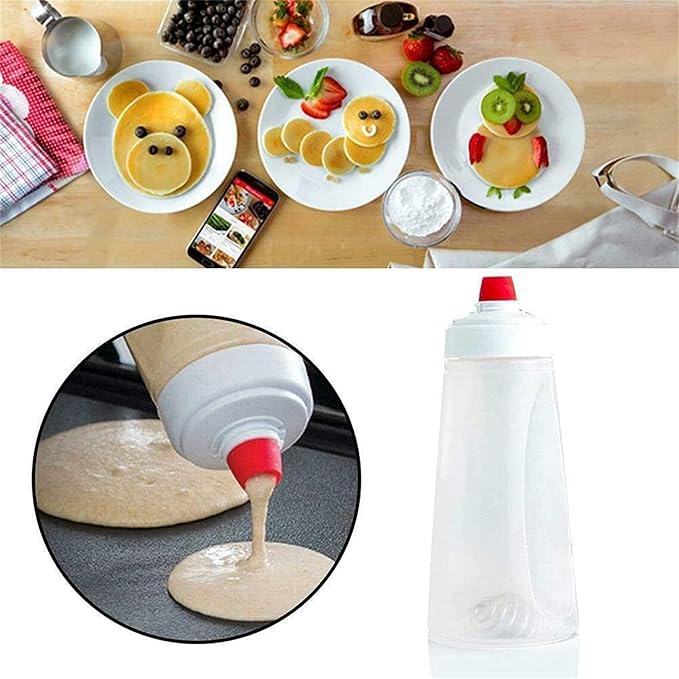 👨‍🍳Pancake Batter Mixer And Dispenser With Blenderball Wire Whisk