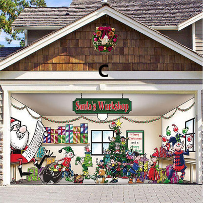 🏆LAST DAY 49% OFF🎄Christmas 2024 Garage Door Decoration