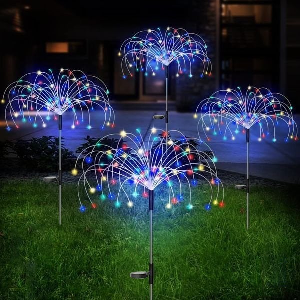 [ 49% OFF Sale Ends In Today]- Waterproof Solar Garden Fireworks Lamp