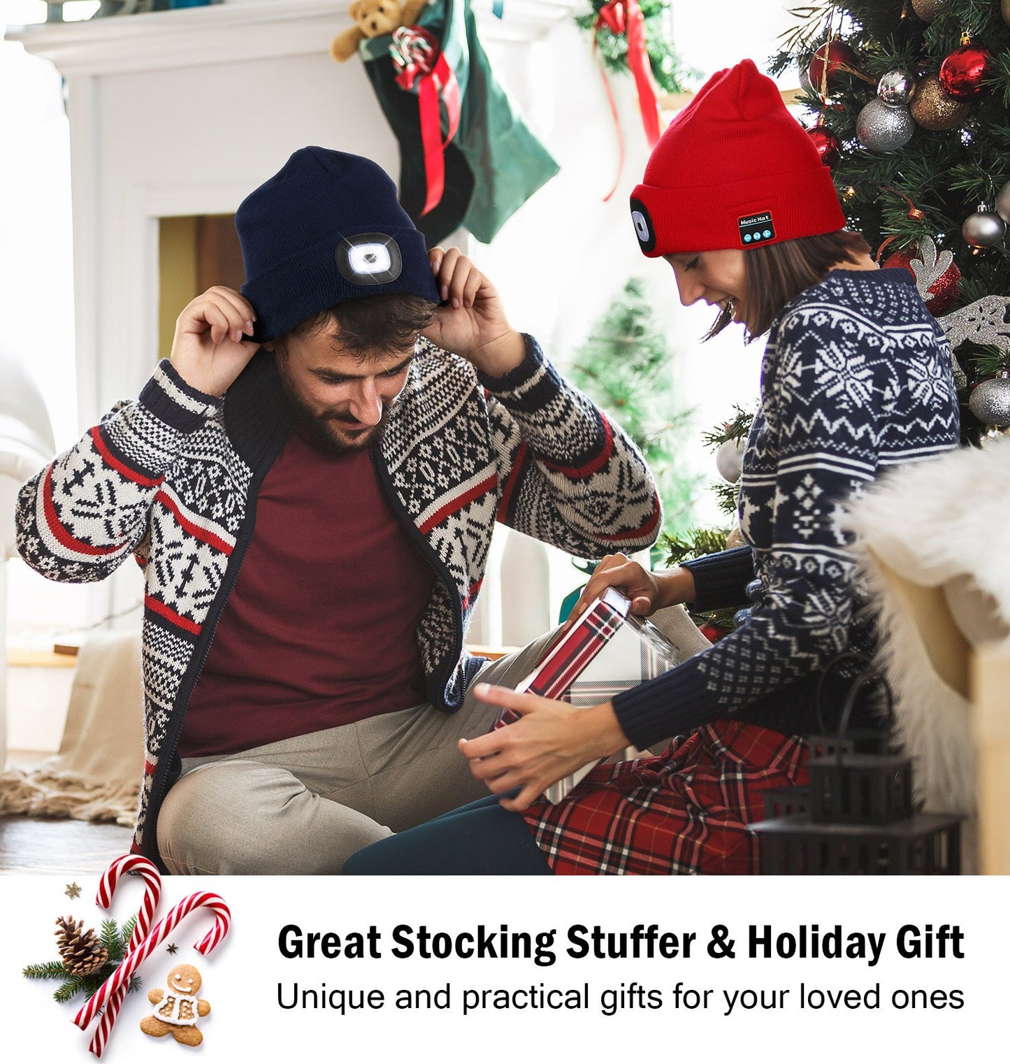 🎄CHRISTMAS SALE 49% OFF🎅3-in-1 Function Bluetooth Beanie