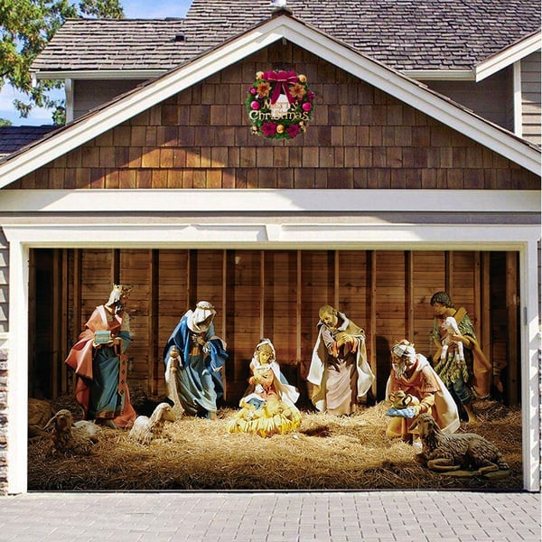 🏆LAST DAY 49% OFF🎄Christmas 2024 Garage Door Decoration