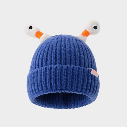 🔥Winter Parent-Child Cute Glowing Little Monster Knit Hat