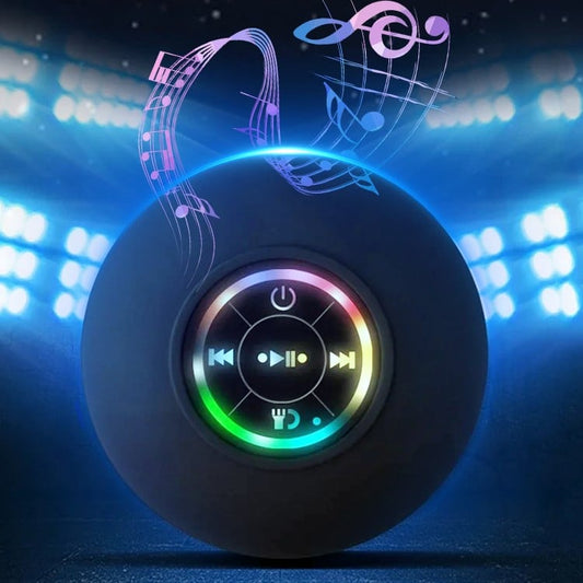 🔊Mini Bluetooth Waterproof Speaker with LED light