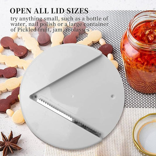 💪Under Cabinet Jar Opener, Jar Lid Opener for Seniors & Weak Hands