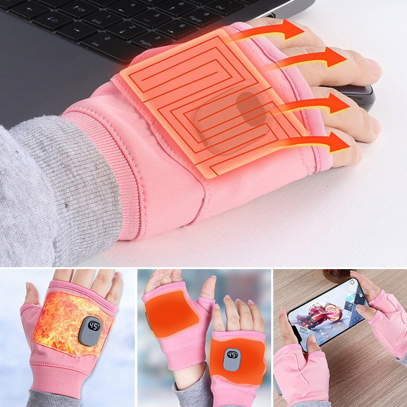 💥Hot Sales - 49% OFF🔥Smart Thermostatic Heated Fingerless Gloves