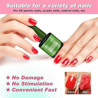 💅Gel Nail Polish Remover⚡Quick & Easy Polish Remover In 2-3 Minutes