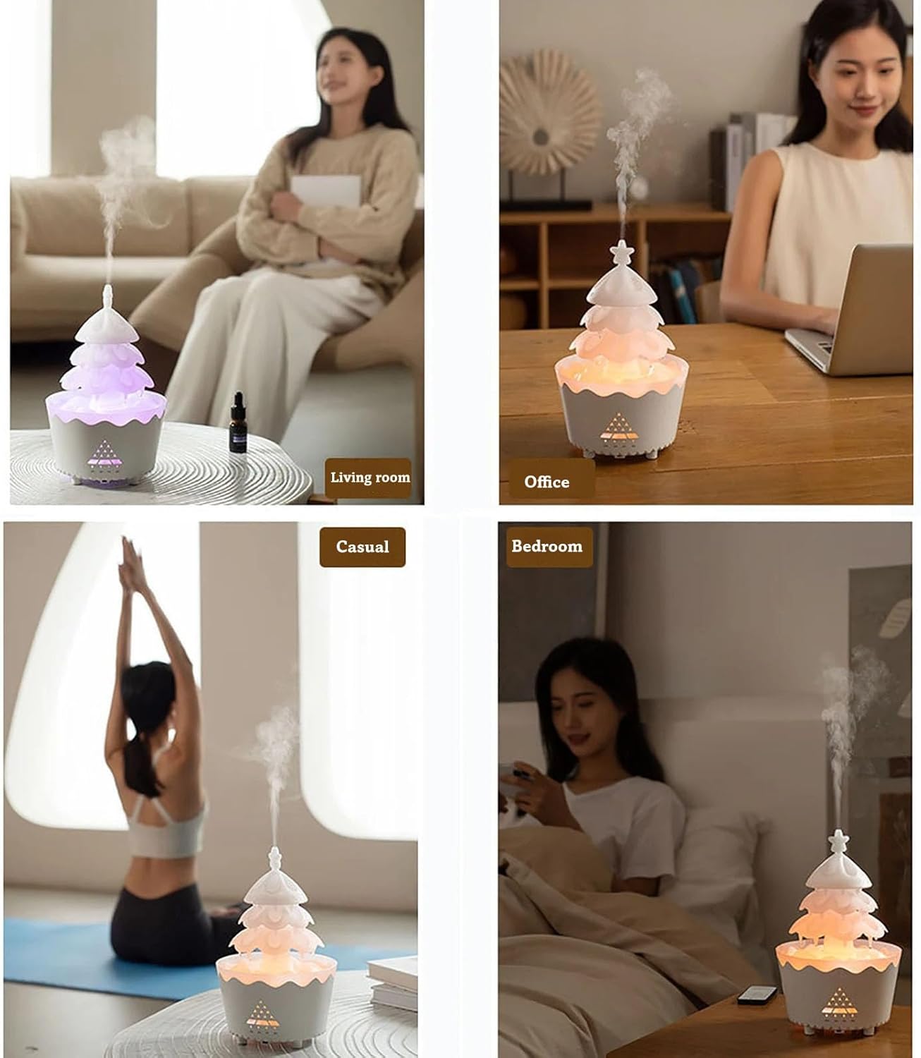 🎄2024 LED Christmas Tree Aroma Diffuser