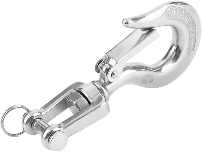 🧰304 Stainless Steel Swivel Lifting Hook