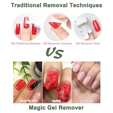 💅Gel Nail Polish Remover⚡Quick & Easy Polish Remover In 2-3 Minutes