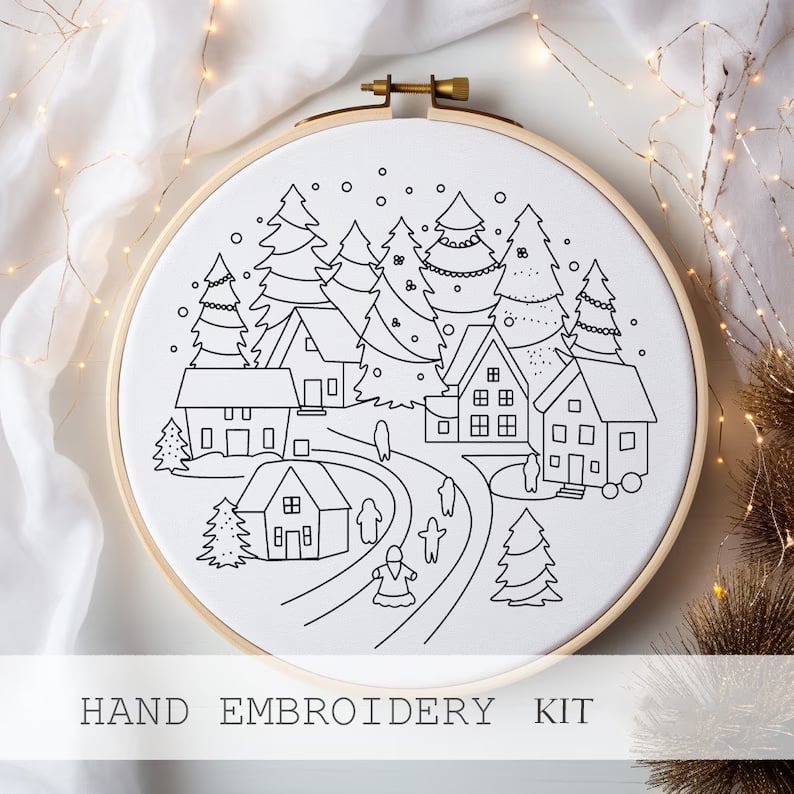 🎅Early Christmas Sale🎉🎄Christmas Embroidery KIT