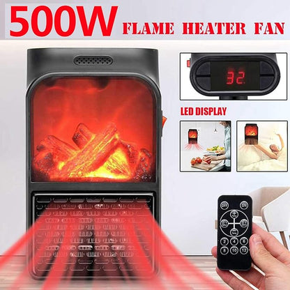 🔥Portable Handy Fan Heater With Remote Control and Timer