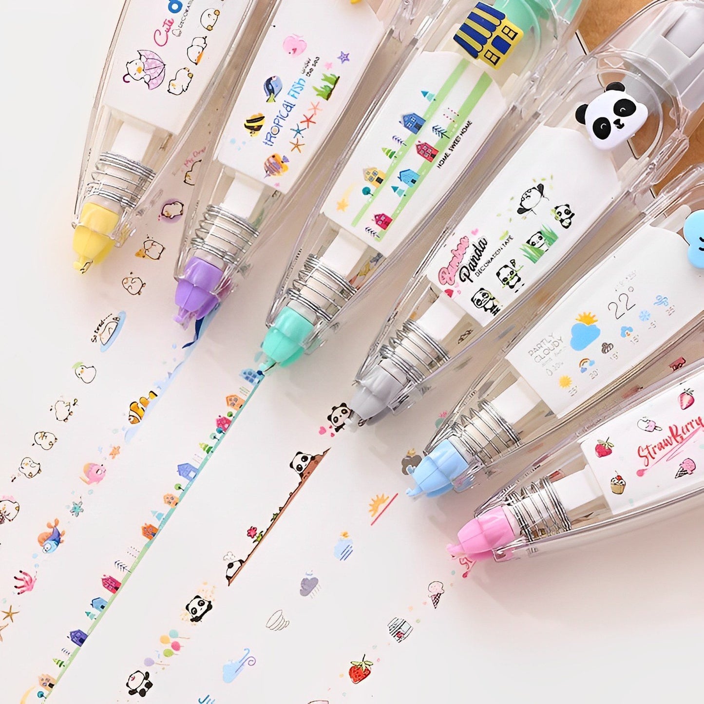 ✨DIY Cute Animals Press Type Decorative Pen