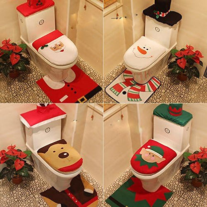 🎅2024 Christmas Decoration Toilet Set