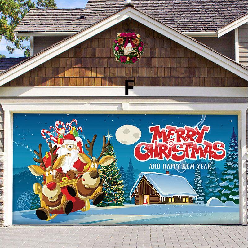 🏆LAST DAY 49% OFF🎄Christmas 2024 Garage Door Decoration