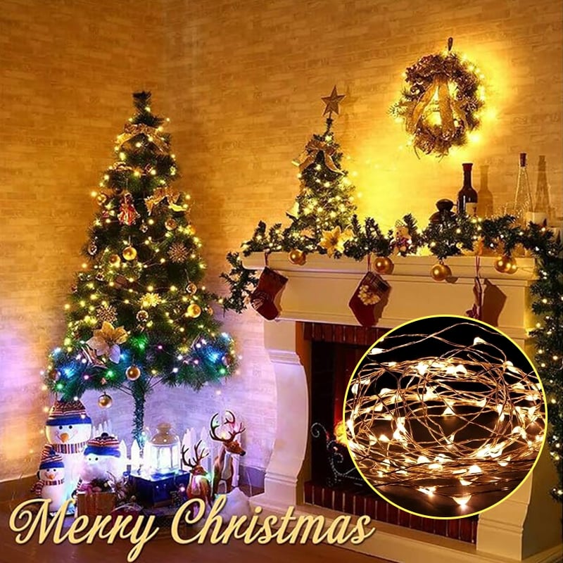 🎄Christmas Waterproof Copper Wire Waterfall Lights✨