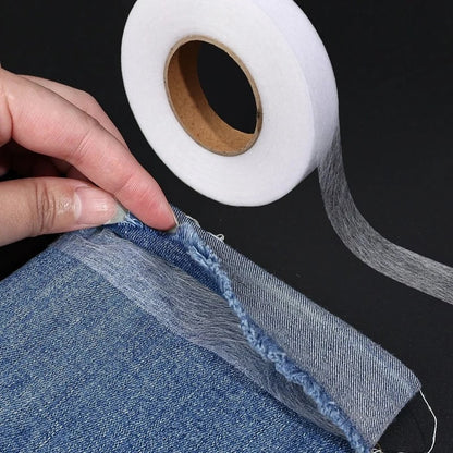 👖Iron-On Fabric Hem Tape – No Sewing Required