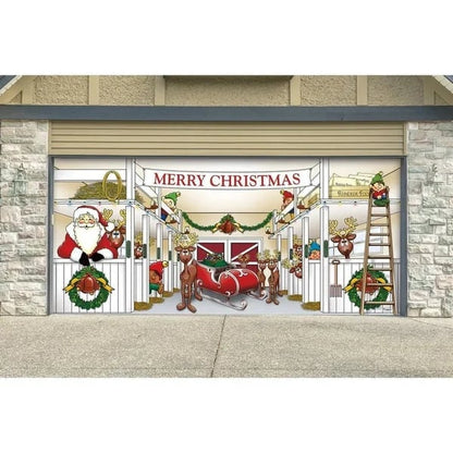 🏆LAST DAY 49% OFF🎄Christmas 2024 Garage Door Decoration