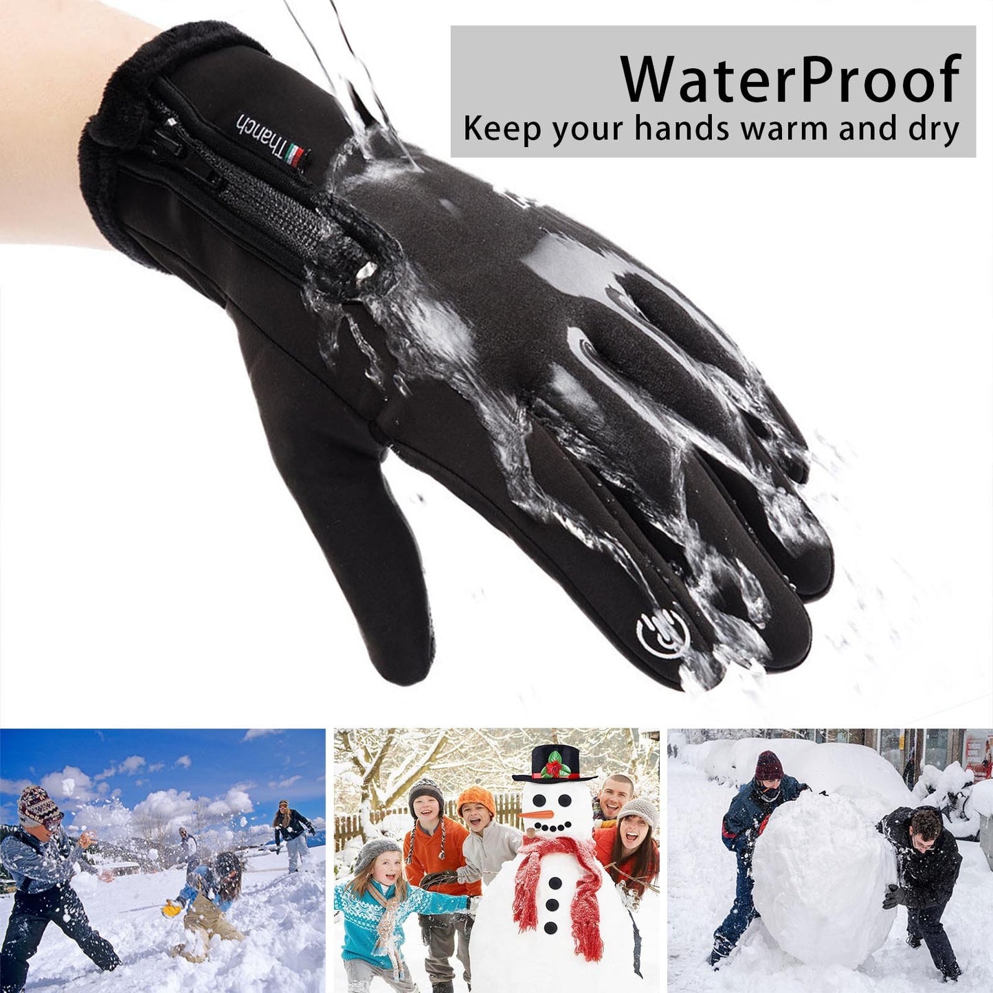 🎁The best gift for your family❄Winter Warm Cycling Gloves Waterproof