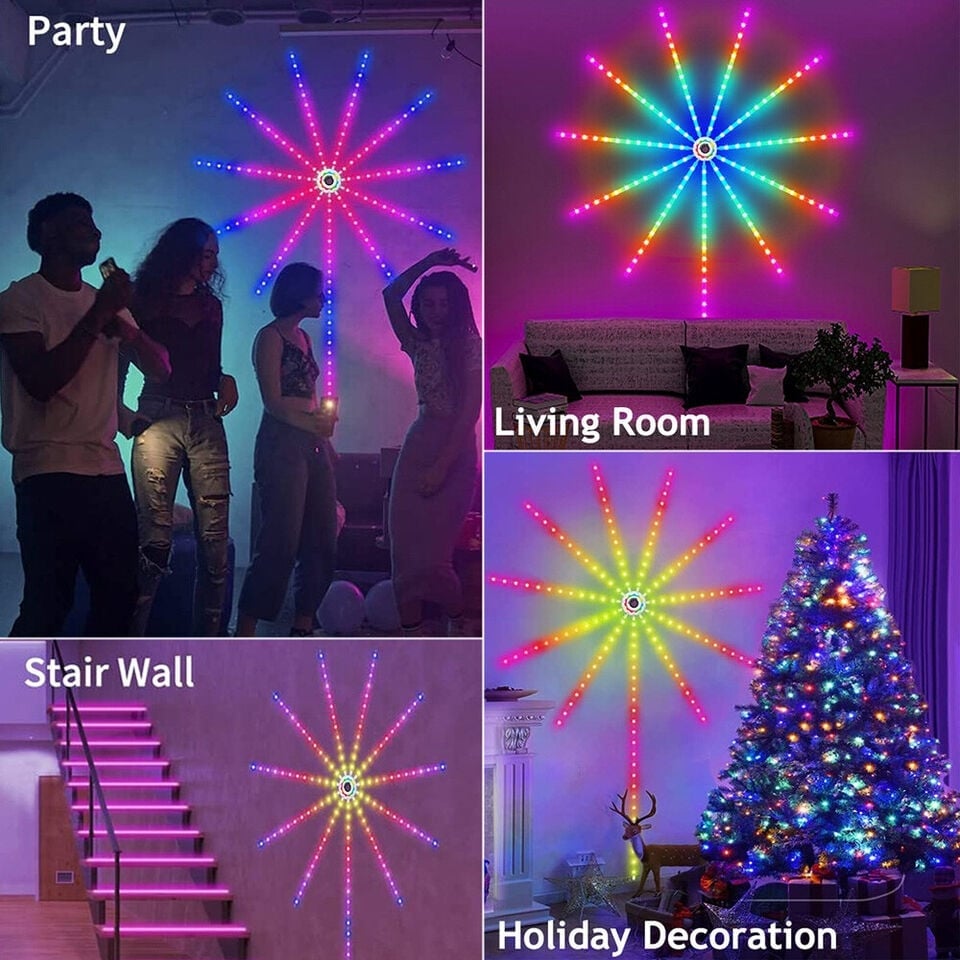 🎁Last Day Promotion 49% OFF💡WiFi Bluetooth Smart Fireworks Led Light