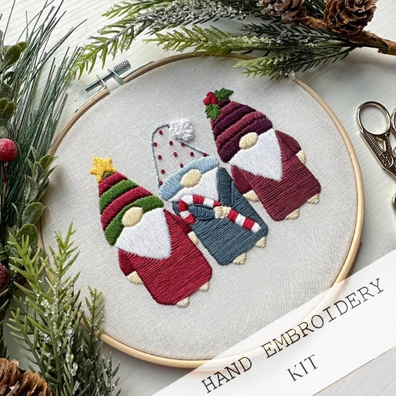 🎅Early Christmas Sale🎉🎄Christmas Embroidery KIT