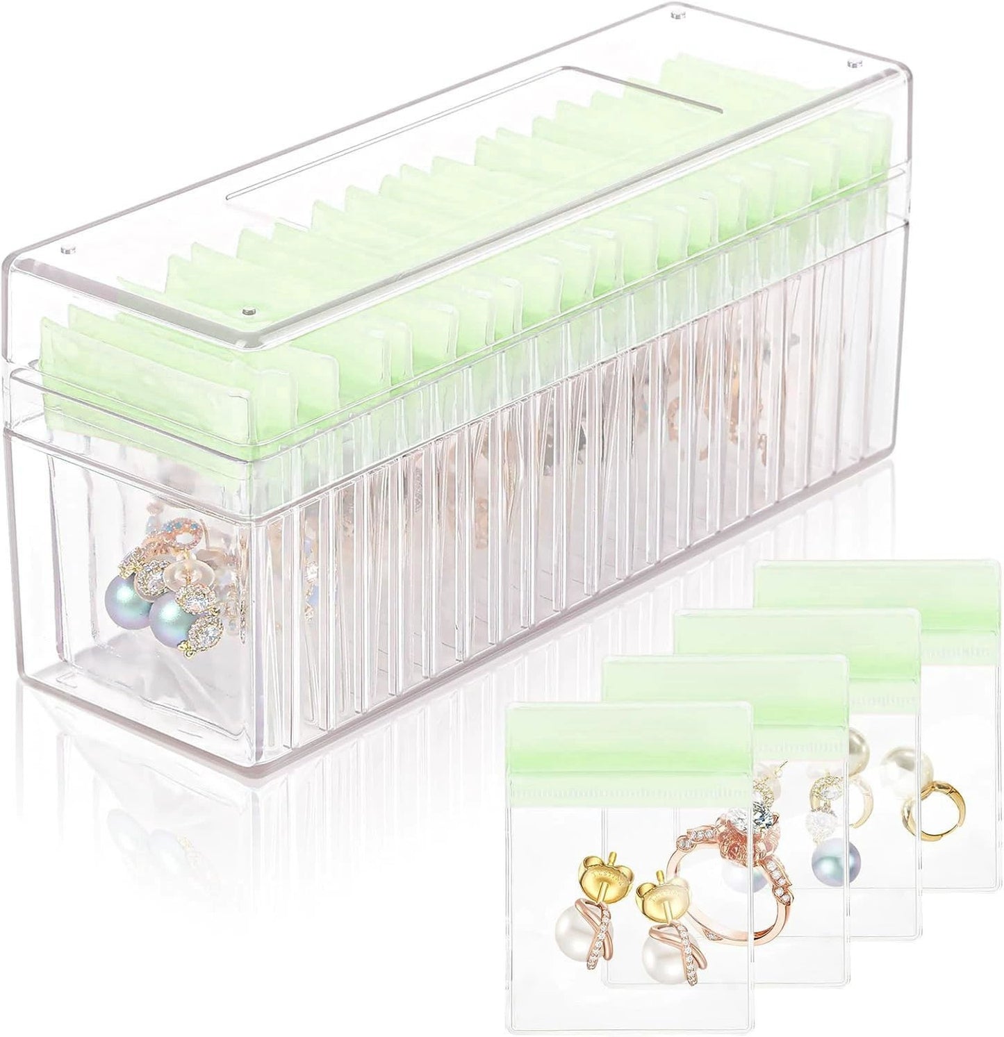 💍Acrylic Jewelry Organizer—Isolate Dust and Air, Anti-Tarnish