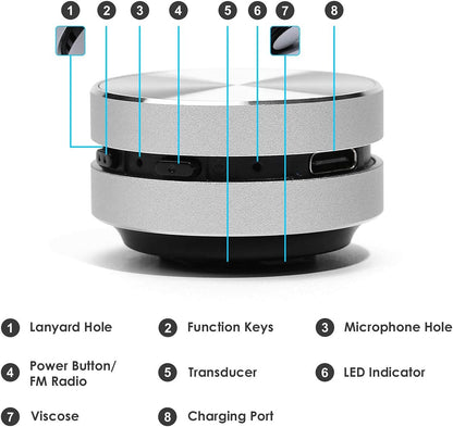 🔥Bone conduction speaker,  mini portable stereo speaker